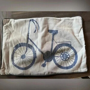 Restoration Hardware Baby & Child Decorative Bike lumbar pillow cover